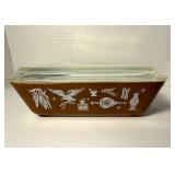 Vintage Pyrex Early American Dish