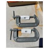 Pair of Hawk 5-Inch C-Clamps