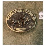 1983 Pendleton Round-Up Belt Buckle