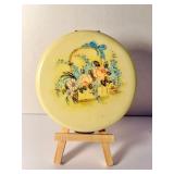 Vintage Floral Powder Compact
