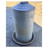 Galvanized Metal Poultry Feeder