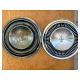 Pair of Vintage Lincoln Hubcaps