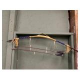 Decorative Beaded Bow and Arrows