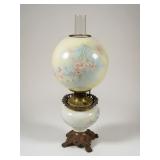 Vintage Floral Gone With The Wind Lamp