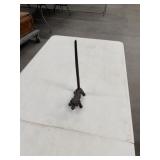 Cast Iron Dachshund Paper Towel Holder