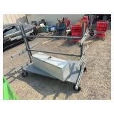 Rolling Material Cart with Toolbox