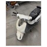 Retro White Scooter