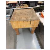 Butcher Block Table