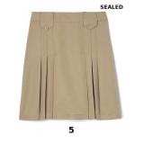 French Toast Girls Front Pleat 2-tab Skirt