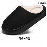 SHIBEVER Fuzzy Slippers Women Indoor: Memory Foam