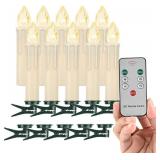10pcs Flameless Christmas Tree Candles Lights