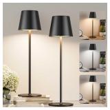 Fenmzee 2pcs Cordless Table Lamps