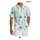 Vytroon Men's Hawaiian Shirts Wrinkle