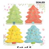 JarThenaAMCS 40Pcs Christmas Paper Plates x5