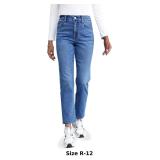 OFLUCK Straight Leg Mom Jeans