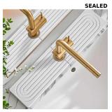 23.8' Stone Faucet Mat for Kitchen Sink Splash