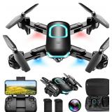 Drone with Camera, Foldable Drone for Beginners