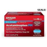 Amazon Basic Care Acetaminophen PM Caplets