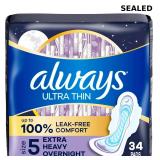 Always Ultra Thin Feminine Pads with Wings