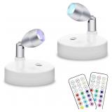 KINDEEP RGB LED Spotlight 2 Pack