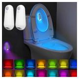 Toilet Night Light Motion Sensor 2pk