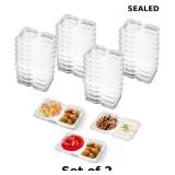 20 PCS Snack Containers with Lid Leakproof x2