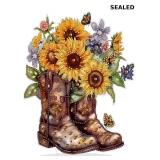 hyzsj DIY Diamond Desktop Ornament Retro Shoes