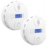 Carbon Monoxide Detector, 2pcs