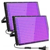 300W Black Lights for Glow Party 2pk