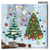 Christmas Tree Window Clings 39 PCS Christmas