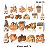 Chunful 30 Pcs Fall Thanksgiving Ornaments