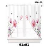 AYTTBIS Christmas Green Leaves Swag Curtain