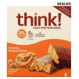 thinkThin Bar Creamy Peanut Butter, 10.5 oz