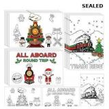 Tenceur 24 Pcs Christmas Coloring Placemats