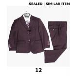 Boy's Geoffrey Beene Burgundy suit set
