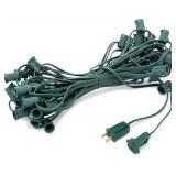Lighting C9 Light Strings | 25' Green Cord