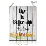 Retro Wall Plaque Decor x3