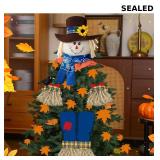 Fall Scarecrow Tree Topper