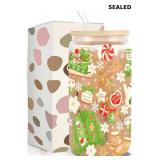 kdxpbpz Christmas Gift Iced Coffee Cup,