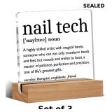 Nail Tech Definition Gifts for Technicians x3