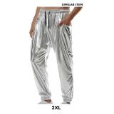 Mens Relaxed Fit Shiny Party Pants