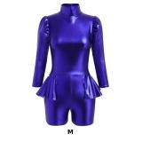 ODASDO Women Metallic Dance Costume