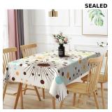 70x140inches Mid Century Tablecloth