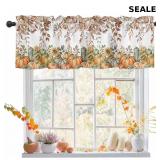 Retro Fall Pumpkin Valance for Windows