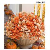 Artificial Mums for Outdoors Fake Fall Flowers