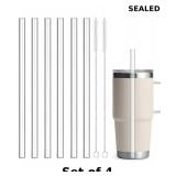 6 Pack Tritan Replacement Straws for Stanley x4