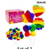 36 Pack Rainbow Flower, Colorful Butterfly, x2