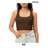 GGOV Sports Crop Tank Tops for Women