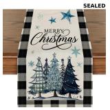 Christmas Trees Merry Xmas Table Runner