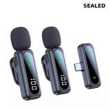 2 Pack Wireless Lavalier Microphone